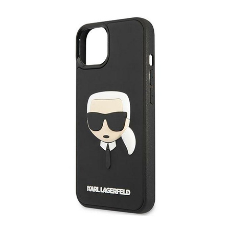 Karl Lagerfeld 3D Rubber Karl`s Head - Etui iPhone 14 (czarny)
